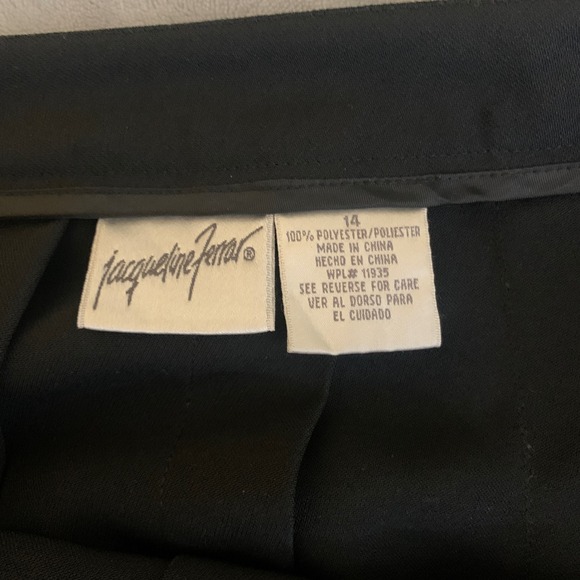 Jacqueline Ferrar Black Pleated Midi Skirt Women's Size 14 - Picture 7 of 8